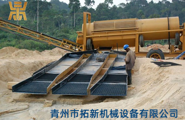 出口非洲旱地淘金設備